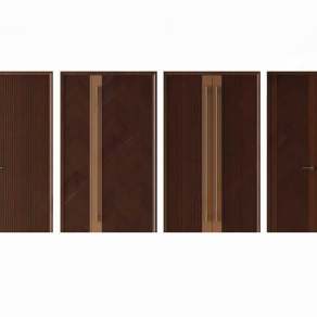 新中式双开门3D模型下载